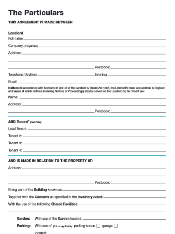 Go Online for Free Tenancy Agreement Form